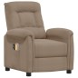 vidaXL Massagesessel Elektrisch Taupe Mikrofasergewebe vidaXL Massagesessel Elektrisch Taupe Mikrofasergewebe