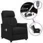 vidaXL Massagesessel Elektrisch Schwarz Kunstleder vidaXL Massagesessel Elektrisch Schwarz Kunstleder