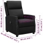 vidaXL Relaxsessel Elektrisch Schwarz Kunstleder vidaXL Relaxsessel Elektrisch Schwarz Kunstleder