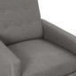 vidaXL Relaxsessel Elektrisch Hellgrau Stoff vidaXL Relaxsessel Elektrisch Hellgrau Stoff