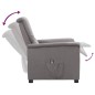vidaXL Relaxsessel Elektrisch Hellgrau Stoff vidaXL Relaxsessel Elektrisch Hellgrau Stoff