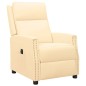 vidaXL Relaxsessel Elektrisch Creme Kunstleder vidaXL Relaxsessel Elektrisch Creme Kunstleder