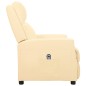 vidaXL Relaxsessel Elektrisch Creme Kunstleder vidaXL Relaxsessel Elektrisch Creme Kunstleder