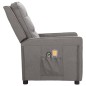 vidaXL Massagesessel Elektrisch Hellgrau Stoff vidaXL Massagesessel Elektrisch Hellgrau Stoff