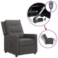 vidaXL Relaxsessel Elektrisch Dunkelgrau Stoff vidaXL Relaxsessel Elektrisch Dunkelgrau Stoff