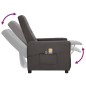 vidaXL Massagesessel Elektrisch Dunkelgrau Stoff vidaXL Massagesessel Elektrisch Dunkelgrau Stoff