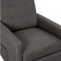 vidaXL Massagesessel Elektrisch Dunkelgrau Stoff vidaXL Massagesessel Elektrisch Dunkelgrau Stoff