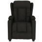 vidaXL Massagesessel Elektrisch Schwarz Stoff