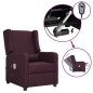 vidaXL Massagesessel Elektrisch Lila Stoff vidaXL Massagesessel Elektrisch Lila Stoff
