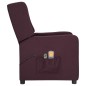 vidaXL Massagesessel Elektrisch Lila Stoff vidaXL Massagesessel Elektrisch Lila Stoff