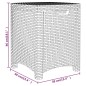 vidaXL 3-tlg. Garten-Lounge-Set mit Kissen PP Rattan Braun vidaXL 3-tlg. Garten-Lounge-Set mit Kissen PP Rattan Braun