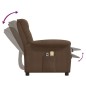 vidaXL Massagesessel Elektrisch Braun Mikrofasergewebe vidaXL Massagesessel Elektrisch Braun Mikrofasergewebe