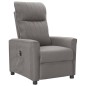 vidaXL Relaxsessel Elektrisch Hellgrau Stoff vidaXL Relaxsessel Elektrisch Hellgrau Stoff