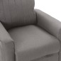 vidaXL Relaxsessel Elektrisch Hellgrau Stoff vidaXL Relaxsessel Elektrisch Hellgrau Stoff