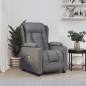 vidaXL Massagesessel Elektrisch Dunkelgrau Stoff vidaXL Massagesessel Elektrisch Dunkelgrau Stoff