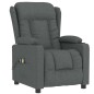 vidaXL Massagesessel Elektrisch Dunkelgrau Stoff vidaXL Massagesessel Elektrisch Dunkelgrau Stoff