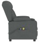 vidaXL Massagesessel Elektrisch Dunkelgrau Stoff vidaXL Massagesessel Elektrisch Dunkelgrau Stoff
