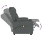 vidaXL Massagesessel Elektrisch Dunkelgrau Stoff vidaXL Massagesessel Elektrisch Dunkelgrau Stoff