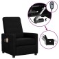 vidaXL Massagesessel Elektrisch Schwarz Stoff vidaXL Massagesessel Elektrisch Schwarz Stoff
