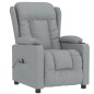 vidaXL Relaxsessel Elektrisch Hellgrau Stoff vidaXL Relaxsessel Elektrisch Hellgrau Stoff