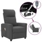 vidaXL Massagesessel Elektrisch Dunkelgrau Stoff vidaXL Massagesessel Elektrisch Dunkelgrau Stoff