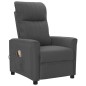 vidaXL Massagesessel Elektrisch Dunkelgrau Stoff vidaXL Massagesessel Elektrisch Dunkelgrau Stoff
