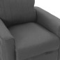 vidaXL Massagesessel Elektrisch Dunkelgrau Stoff vidaXL Massagesessel Elektrisch Dunkelgrau Stoff