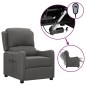 vidaXL Relaxsessel Elektrisch Dunkelgrau Stoff vidaXL Relaxsessel Elektrisch Dunkelgrau Stoff