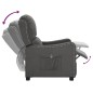 vidaXL Relaxsessel Elektrisch Dunkelgrau Stoff vidaXL Relaxsessel Elektrisch Dunkelgrau Stoff