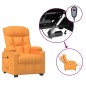 vidaXL Relaxsessel Elektrisch Gelb Stoff vidaXL Relaxsessel Elektrisch Gelb Stoff