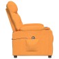 vidaXL Relaxsessel Elektrisch Gelb Stoff vidaXL Relaxsessel Elektrisch Gelb Stoff