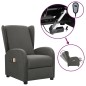 vidaXL Massagesessel Elektrisch Dunkelgrau Stoff vidaXL Massagesessel Elektrisch Dunkelgrau Stoff
