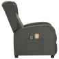 vidaXL Massagesessel Elektrisch Dunkelgrau Stoff vidaXL Massagesessel Elektrisch Dunkelgrau Stoff