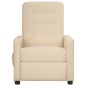 vidaXL Massagesessel Elektrisch Creme Stoff vidaXL Massagesessel Elektrisch Creme Stoff