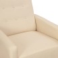 vidaXL Massagesessel Elektrisch Creme Stoff vidaXL Massagesessel Elektrisch Creme Stoff