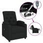 vidaXL Relaxsessel Elektrisch Schwarz Stoff vidaXL Relaxsessel Elektrisch Schwarz Stoff