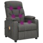 vidaXL Massagesessel Elektrisch Dunkelgrau Stoff vidaXL Massagesessel Elektrisch Dunkelgrau Stoff