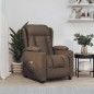 vidaXL Massagesessel Elektrisch Braun Stoff vidaXL Massagesessel Elektrisch Braun Stoff