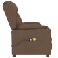 vidaXL Massagesessel Elektrisch Braun Stoff vidaXL Massagesessel Elektrisch Braun Stoff