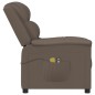 vidaXL Massagesessel Elektrisch Grau Kunstleder vidaXL Massagesessel Elektrisch Grau Kunstleder