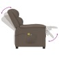 vidaXL Massagesessel Elektrisch Grau Kunstleder vidaXL Massagesessel Elektrisch Grau Kunstleder