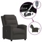vidaXL Relaxsessel Elektrisch Dunkelgrau Samt vidaXL Relaxsessel Elektrisch Dunkelgrau Samt