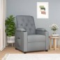vidaXL Relaxsessel Elektrisch Hellgrau Stoff vidaXL Relaxsessel Elektrisch Hellgrau Stoff