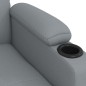 vidaXL Relaxsessel Elektrisch Hellgrau Stoff vidaXL Relaxsessel Elektrisch Hellgrau Stoff