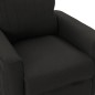 vidaXL Massagesessel Elektrisch Schwarz Stoff vidaXL Massagesessel Elektrisch Schwarz Stoff