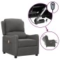 vidaXL Massagesessel Elektrisch Dunkelgrau Stoff vidaXL Massagesessel Elektrisch Dunkelgrau Stoff