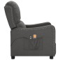 vidaXL Massagesessel Elektrisch Dunkelgrau Stoff vidaXL Massagesessel Elektrisch Dunkelgrau Stoff