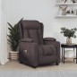 vidaXL Massagesessel Elektrisch Dunkelbraun Stoff vidaXL Massagesessel Elektrisch Dunkelbraun Stoff