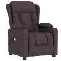 vidaXL Massagesessel Elektrisch Dunkelbraun Stoff vidaXL Massagesessel Elektrisch Dunkelbraun Stoff