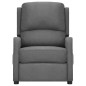 vidaXL Relaxsessel Elektrisch Hellgrau Stoff vidaXL Relaxsessel Elektrisch Hellgrau Stoff